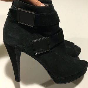 Calvin Klein high heel, peep toe booties - sz 7.5